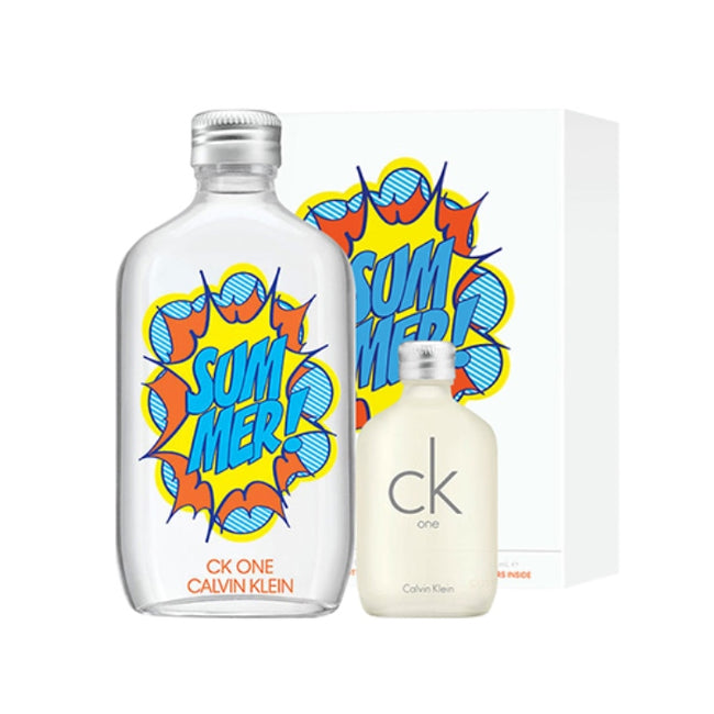 Calvin Klein CK zestaw One Summer 2019 woda toaletowa spray 100ml + CK One woda toaletowa spray 15ml