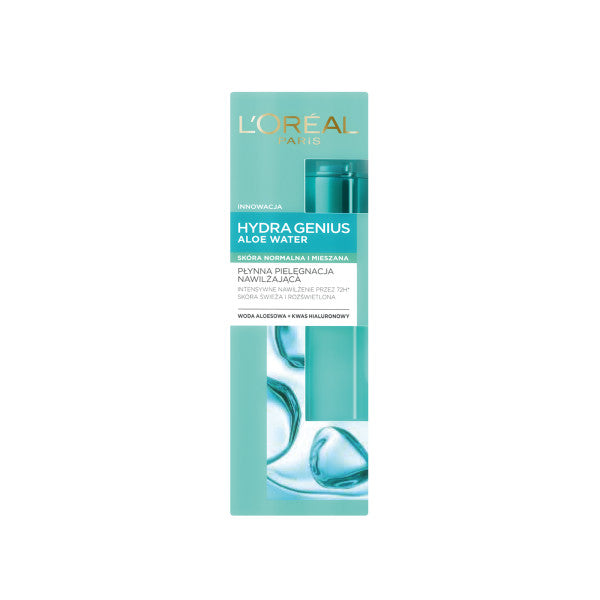 L'Oreal Paris Hydra Genius Aloe Water płynna pielęgnacja nawilżająca skóra normalna i mieszana 70ml