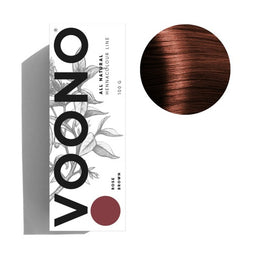 VOONO All Natural Hennacolour Line henna do włosów Rose Brown 100g