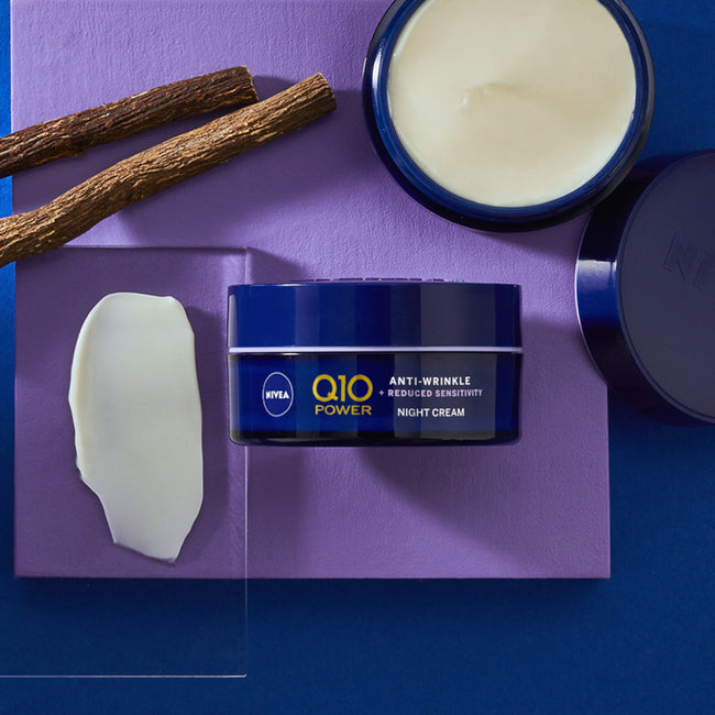 Nivea Q10 Ukojenie przeciwzmarszczkowy łagodzący krem na noc 50ml