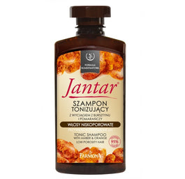 Farmona Jantar szampon z wyciągiem z bursztynu i pomarańczy do włosów niskoporowatych 330ml
