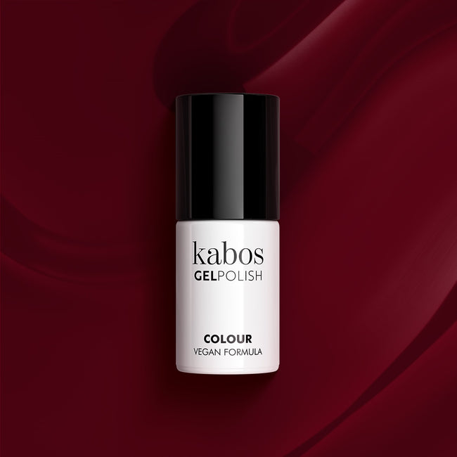 Kabos Gel Polish Colour lakier hybrydowy 014 Dark Red 5ml