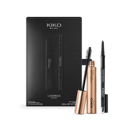 KIKO Milano Luxurious Eye Set zestaw tusz do rzęs nadający wyjątkową objętość 12ml + kredka do oczu 16 Black 0.35g