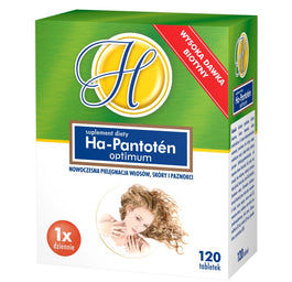Ha-Pantoten Optimum włosy skóra i paznokcie suplement diety 120 tabletek