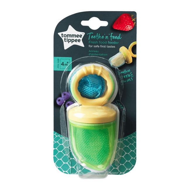 Tommee Tippee Teethe'n'Feed gryzak do podawania owoców 4m+