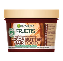 Garnier Fructis Cocoa Butter Hair Food wygładzająca maska do włosów puszących się i niesfornych 390ml