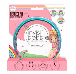 Invisibobble Kids Hairhalo regulowana opaska do włosów Rainbow Crown