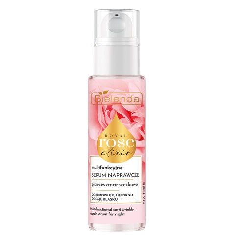 Bielenda Royal Rose Elixir multifunkcyjne serum naprawcze na noc 30ml