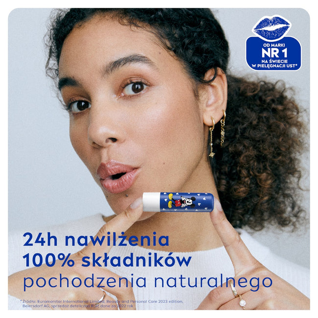 Nivea Mickey Mouse Disney Edition pielęgnująca pomadka do ust 4.8g