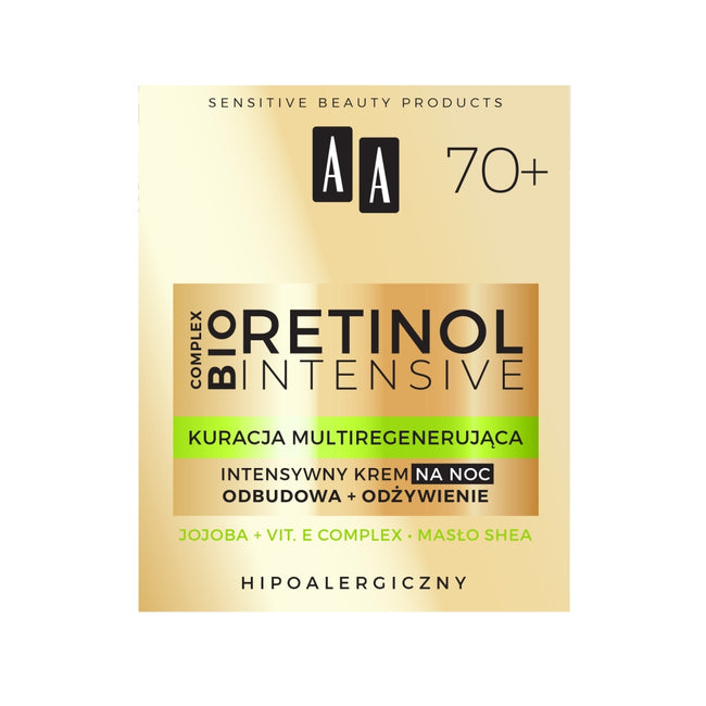 AA Retinol Intensive 70+ intensywny krem na noc odbudowa+odżywienie 50ml