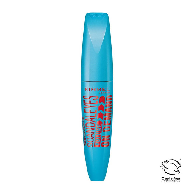 Rimmel ScandalEyes Volume On Demand Waterproof Mascara wodoodporny tusz do rzęs zwiększający objętość Black 12ml
