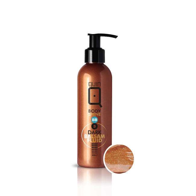 Silcare Quin BB Body Shine Balsam-Fluid balsam nadający efekt naturalnej opalenizny 3 Dark 200ml