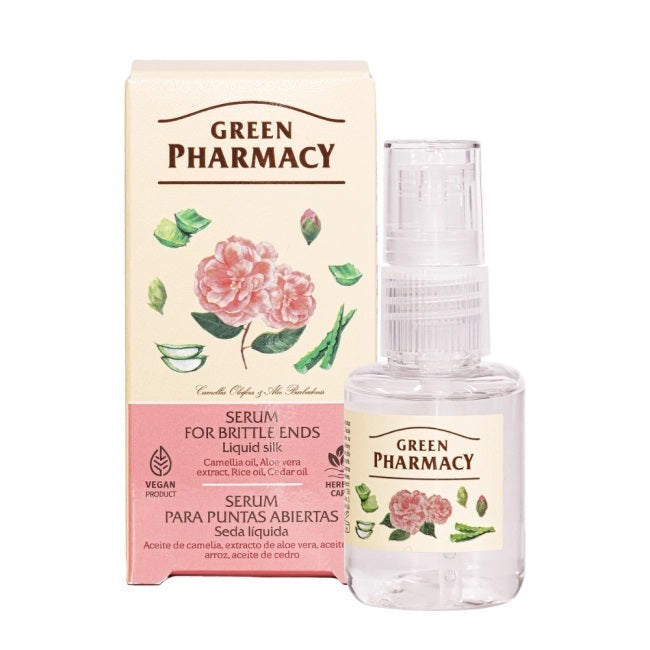 Green Pharmacy Herbal Care Serum For Brittle Ends serum na łamliwe końcówki włosów 30ml