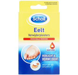 Scholl Corneal Remover Plaster plaster do usuwania zrogowaciałej skóry 4szt.