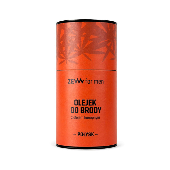Zew For Men Olejek do brody z olejem konopnym Połysk 30ml