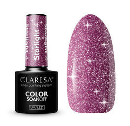 Claresa Soak Off UV/LED Starlight lakier hybrydowy 4 5g