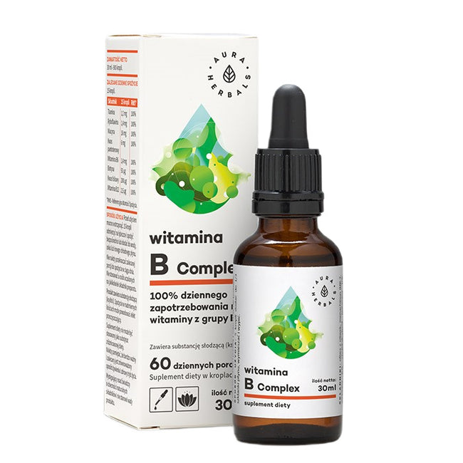 Aura Herbals Witamina B Complex suplement diety 30ml
