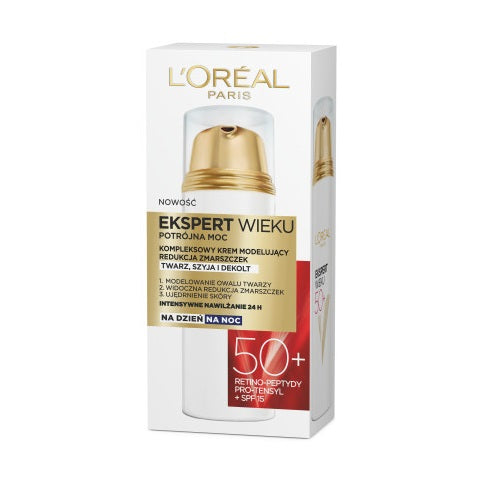 L'Oreal Paris Ekspert Wieku 50+ kompleksowy krem modelujący 50ml