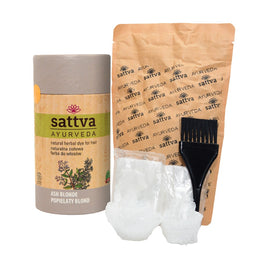 Sattva Natural Herbal Dye for Hair naturalna ziołowa farba do włosów Ash Blonde 150g
