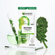 Garnier Niacinamide Ampoule Sheet Mask ampułka detoksykująca w masce na tkaninie z witaminą B3 i ekstraktem z jarmużu 15g