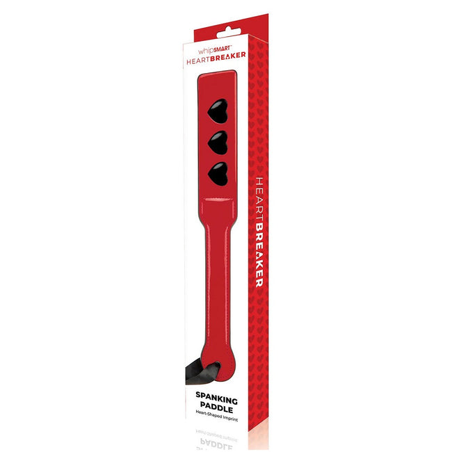 Whipsmart Heartbreaker Spanking Paddle packa do klapsów Red