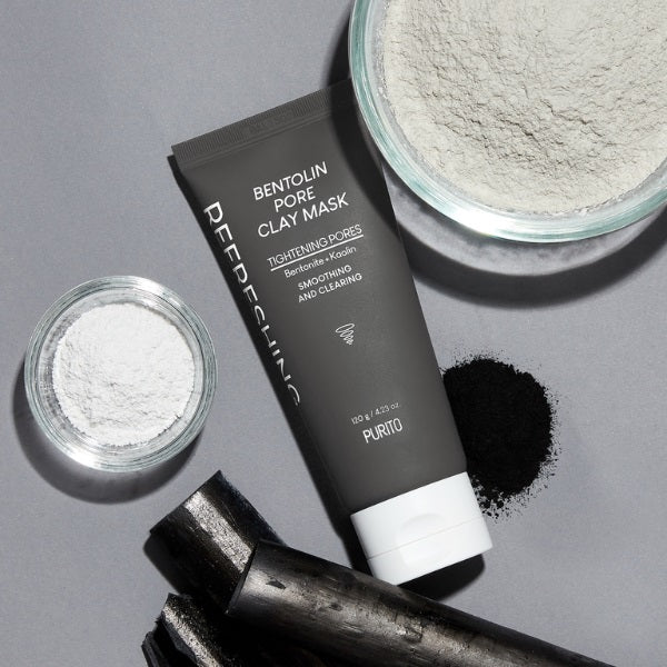 PURITO Bentolin Pore Clay Mask oczyszczająca maska z glinkami 120g