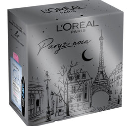 L'Oreal Paris Paryż Nocą zestaw False Lash Bambi Oversized Eye tusz do rzęs Intense Black 8.9ml + Skin Expert płyn micelarny do skóry wrażliwej i suchej 400ml