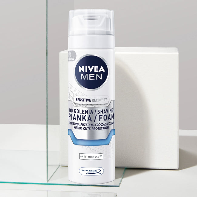 Nivea Men Skin Recovery zestaw pianka do golenia 200ml + balsam po goleniu 100ml