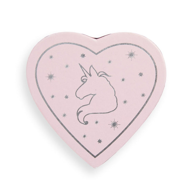 Makeup Revolution I Heart Revolution Unicorn Heart Glow Highlighter rozświetlacz do twarzy 10g