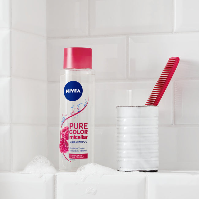 Nivea Pure Color Micellar łagodny szampon micelarny do włosów farbowanych 400ml