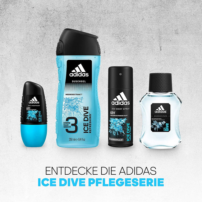 Adidas Ice Dive żel pod prysznic dla mężczyzn 250ml