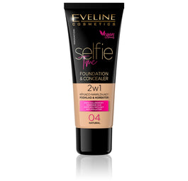 Eveline Cosmetics Selfie Time Foundation & Concealer kryjąco-nawilżający pokład i korektor 04 Natural 30ml