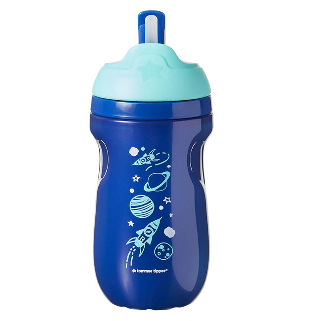 Tommee Tippee Straw Cup bidon ze słomką niekapek 12m+ Boy 260ml