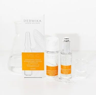 Dermika Esthetic Solutions Vit C prebiotyczny krem rozświetlający anti-age na dzień i na noc 50ml
