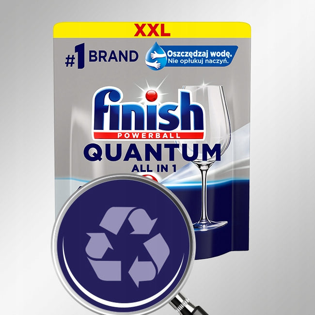 Finish Quantum All in 1 kapsułki do zmywarki Lemon 60szt