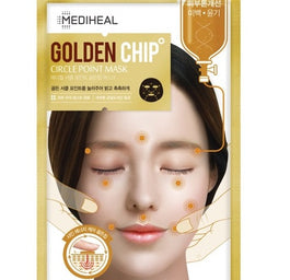 Mediheal Golden Chip Circle Point Mask maska rozjaśniająca do twarzy 25ml