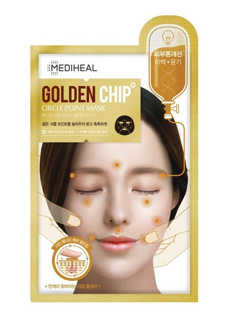 Mediheal Golden Chip Circle Point Mask maska rozjaśniająca do twarzy 25ml