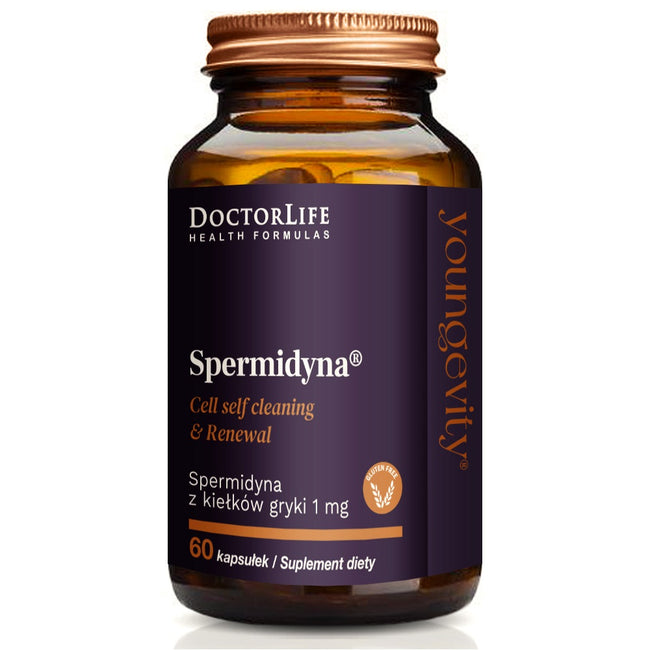 Doctor Life Spermidyna suplement diety wspierający zdrowie komórkowe 60 kapsułek
