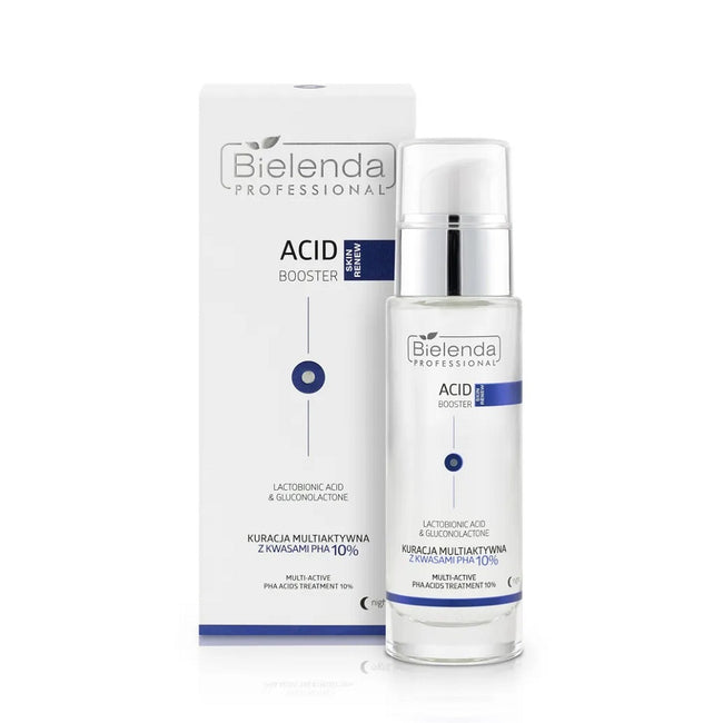 Bielenda Professional Acid Booster kuracja multiaktywna z kwasami PHA 10% 30ml