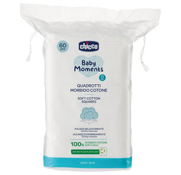 Chicco Baby Moments bawełniane waciki kosmetyczne 0m+ 60szt.