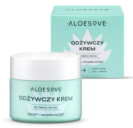 ALOESOVE BIO+ odżywczy krem do twarzy na noc 50ml