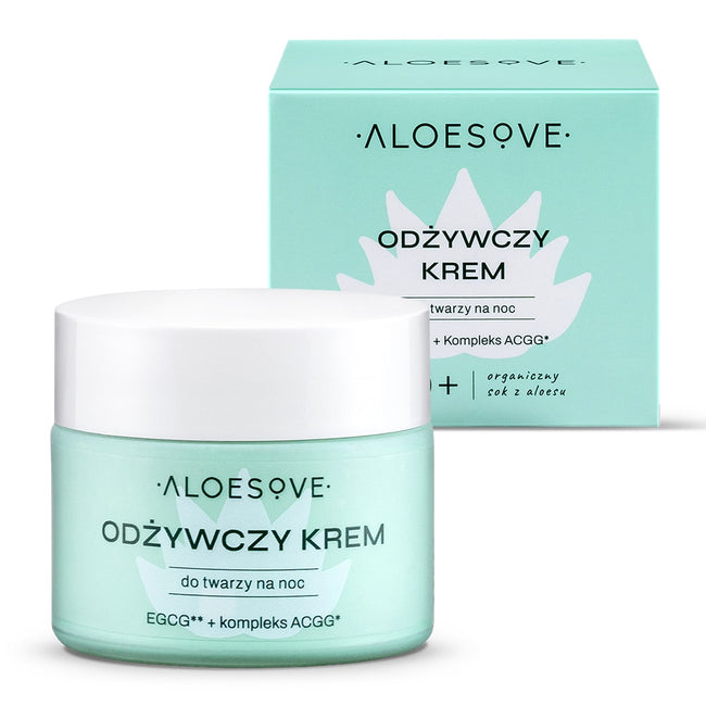 ALOESOVE BIO+ odżywczy krem do twarzy na noc 50ml