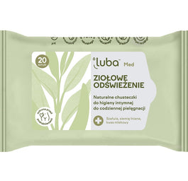 Luba Med Ziołowe Odświeżenie naturalne chusteczki do higieny intymnej 20szt.