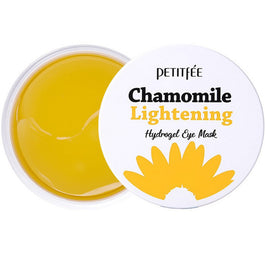 Petitfee Chamomile Lightening Hydrogel Eye Mask rozświetlające hydrożelowe płatki pod oczy z ekstraktem z rumianku 60szt