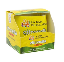 La Casa de los Aromas Citronella świeca o zapachu trawy cytrynowej 100g