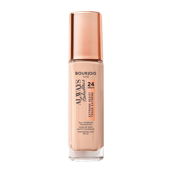 Bourjois Always Fabulous Extreme Resist Foundation SPF20 kryjący podkład do twarzy 105 Natural Ivory 30ml