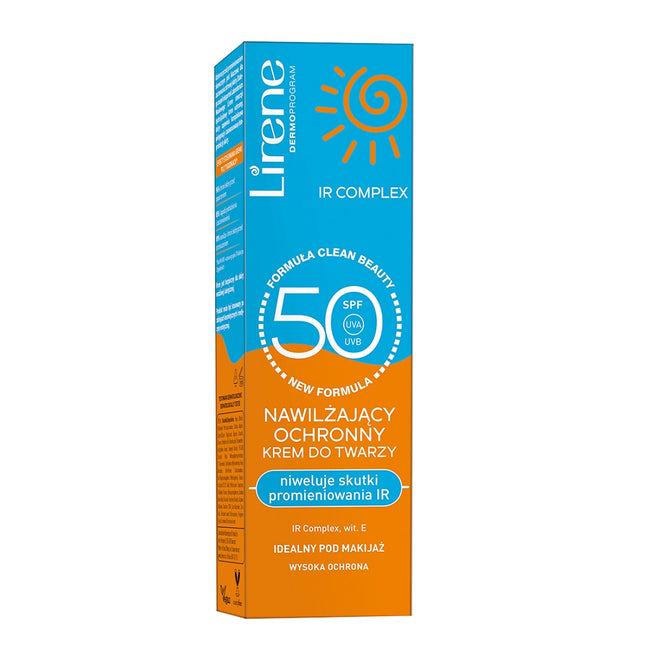 Lirene Sun nawilżający ochronny krem do twarzy SPF50 40ml