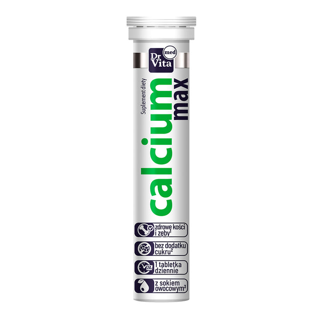 Dr Vita Calcium Max suplement diety 20 tabletek musujących