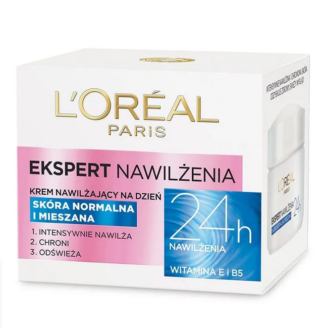 L'Oreal Paris Ekspert Nawilżenia krem nawilżający na dzień do skóry normalnej i mieszanej 50ml
