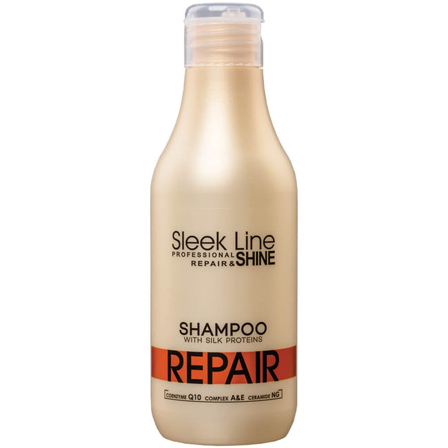 Stapiz Sleek Line Repair Shampoo szampon z jedwabiem do włosów zniszczonych 300ml